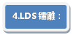 流程图: 可选过程: 4.LDS镭雕：
