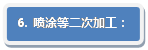 流程图: 可选过程: 6. 喷涂等二次加工：
